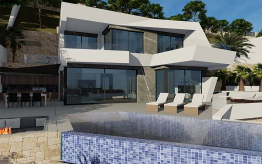 NEW BUILD LUXURY VILLA WITH SPECTACULAR VIEWS IN CALPE
