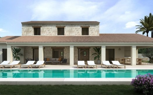 Newly built villa in Teulada with mountain views