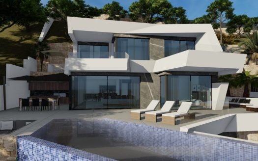 NEW BUILD LUXURY VILLA WITH SPECTACULAR VIEWS IN CALPE