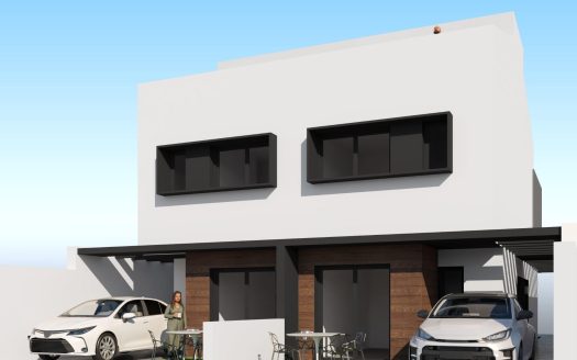 Modern Semi-Detached Villas with Private Pool Near the Sea in Santiago de la Ribera