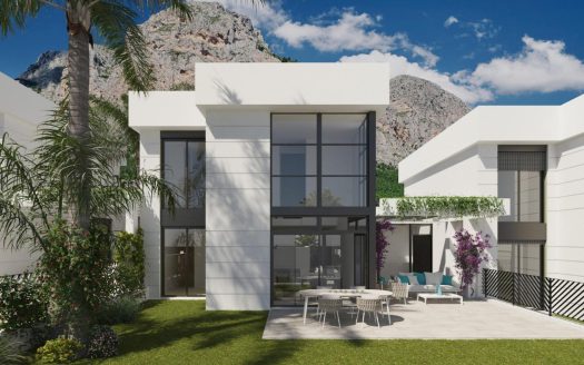 Brand new independent villas with sea views at Polop (Alicante province)