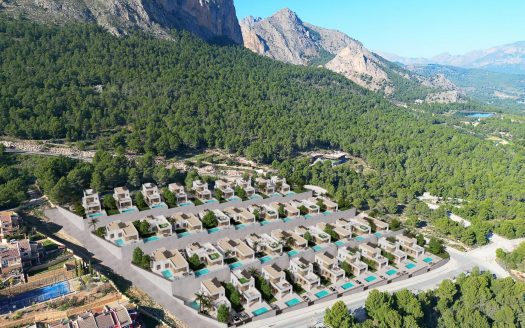 Stunning New Build Villas in Polop with Sea Views