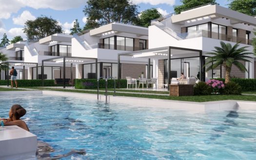 NEW BUILD VILLAS IN PILAR DE LA HORADADA ON THE GOLF COURSE
