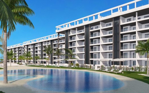 NEW BUILD GATED URBANIZATION IN TORREVIEJA ONLY 700M FROM THE BEACH