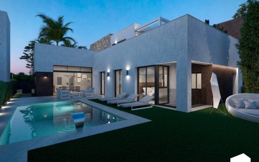 NEW BUILD VILLAS IN PRIVATE GATED RESORT IN PROVINCE OF MURCIA