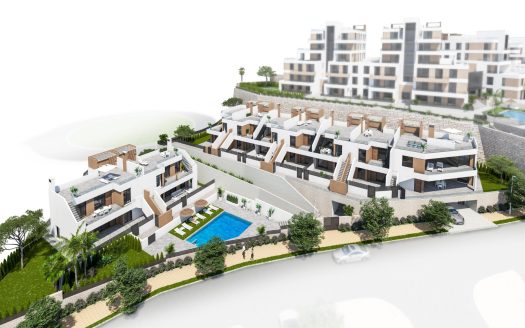 Newly built bungalows in Vera Playa, Almería: modern homes near the sea