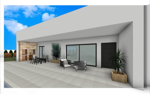 Newly built villas located in the municipality of Aspe.
