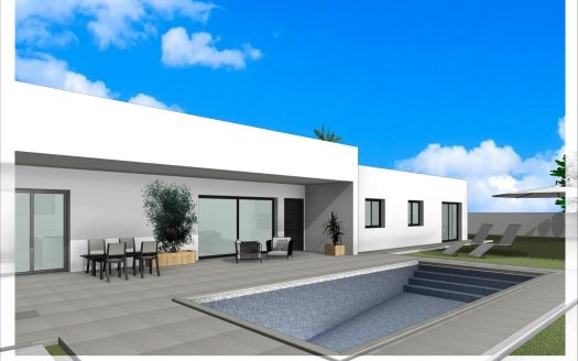 Newly built villas located in the municipality of Aspe.