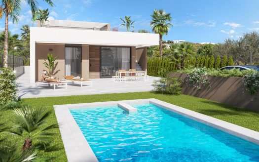 Newly built villas in Vera Playa, Almería: modern homes near the sea