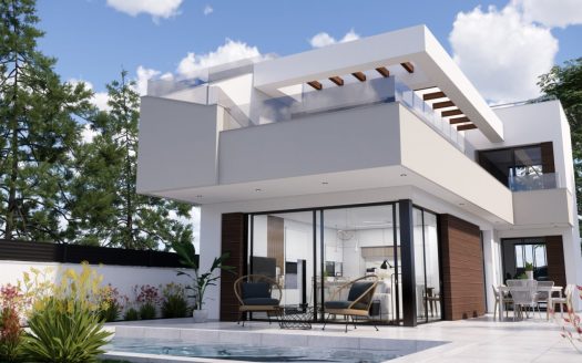 NEW BUILD VILLAS IN PILAR DE LA HORADADA ON THE GOLF COURSE