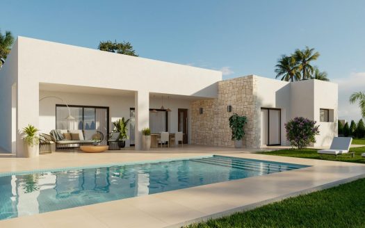 Newly built villas located in the municipality of Aspe.