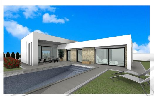 Newly built villas located in the municipality of Aspe.