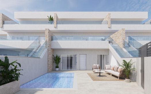New build homes in Pilar de la Horadada with private pool