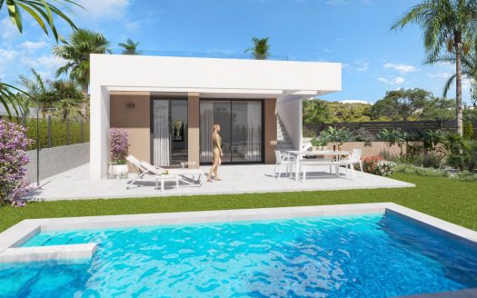 Newly built villas in Vera Playa, Almería: modern homes near the sea