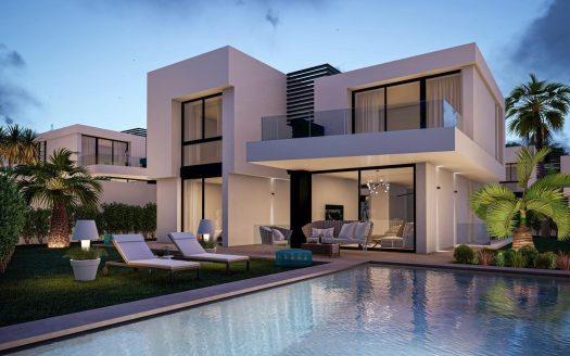 Exclusive New-Build Villas with Private Pools in La Nucía, Near Benidorm