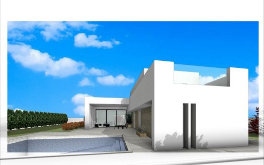 Newly built villas located in the municipality of Aspe.