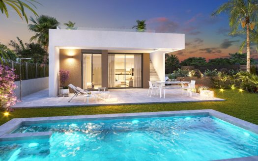 Newly built villas in Vera Playa, Almería: modern homes near the sea
