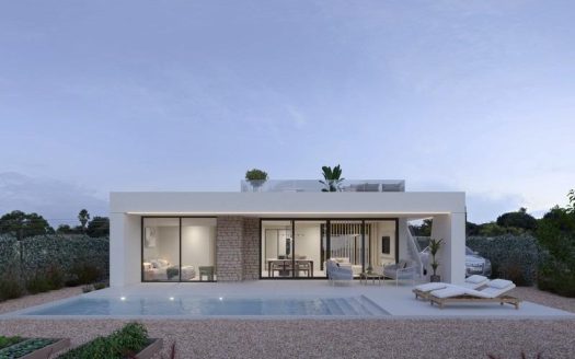Exclusive villas with private pools at Hacienda del Álamo Golf Resort, Costa Cálida