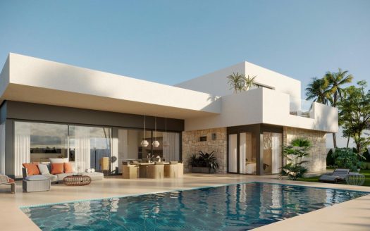Newly built villas located in the municipality of Aspe.