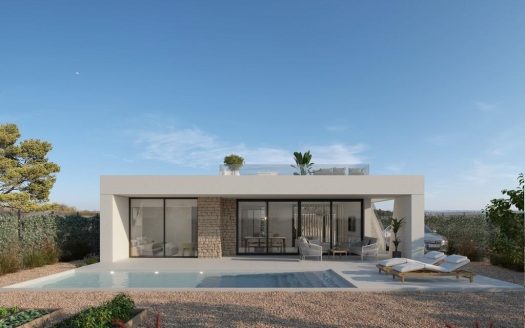 Exclusive villas with private pools at Hacienda del Álamo Golf Resort, Costa Cálida