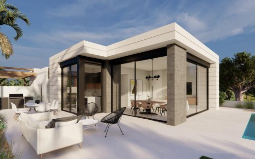NEW BUILD VILLAS IN PILAR DE LA HORADADA ON THE GOLF COURSE