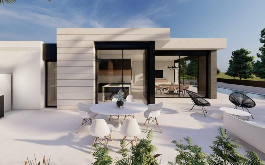NEW BUILD VILLAS IN PILAR DE LA HORADADA ON THE GOLF COURSE