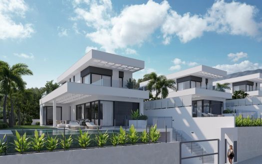 NEW BUILD VILLAS IN FINESTRAT WITH SEA VIEWS