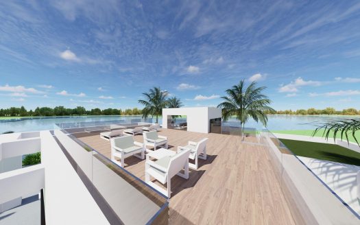 Frontline Lake Villas in Santa Rosalía Lake Resort, Murcia