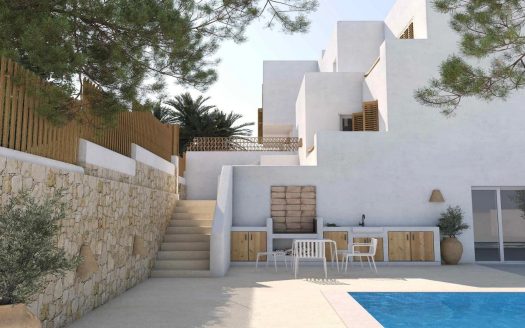 Newly built semi-detached house in Ráfol de Almunia: nature, comfort and modern design