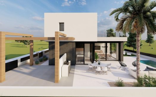 NEW BUILD VILLAS IN PILAR DE LA HORADADA ON THE GOLF COURSE