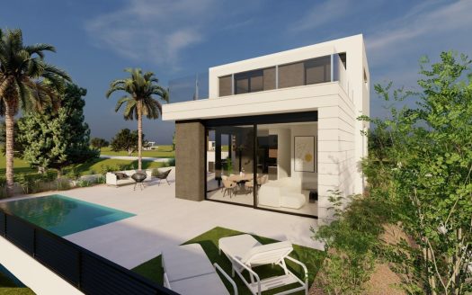 NEW BUILD VILLAS IN PILAR DE LA HORADADA ON THE GOLF COURSE