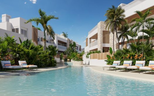 New Build Villas and Bungalows Just 250 Meters from the Beach in Mar de Pulpí