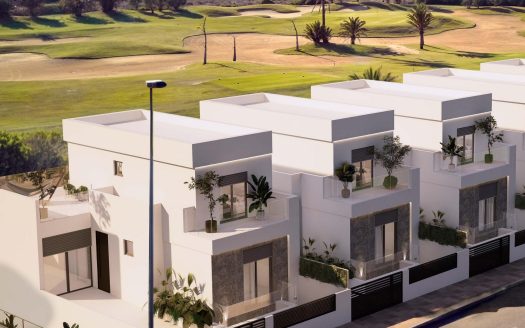 Newly built semi-detached and detached villas in La Serena Golf-Los Alcázares