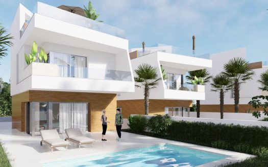 NEW BUILD VILLAS IN PILAR DE LA HORADADA ON THE GOLF COURSE