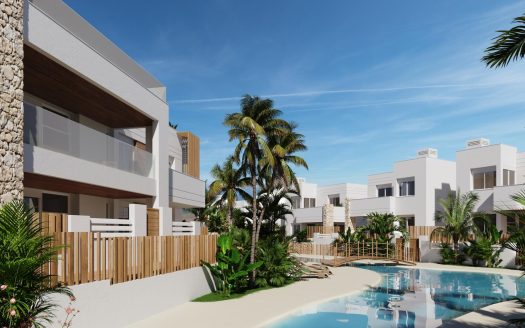 New Build Villas and Bungalows Just 250 Meters from the Beach in Mar de Pulpí