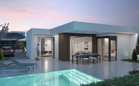 NEW BUILD ONE LEVEL VILLAS IN ALTAONA GOLF RESORT, MURCIA