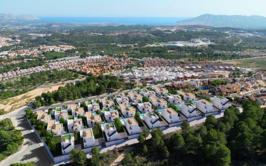 Stunning New Build Villas in Polop with Sea Views