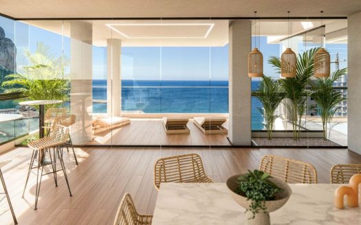 NEW BUILD APARTMENTS WITH THE SEA VIEWS IN CALPE