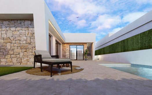 New Build Independent Villas with Private Pool and Solarium in Roldán, Torre-Pacheco