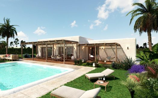 New Build Villas on Large Rustic Plots in Pinoso, Alicante
