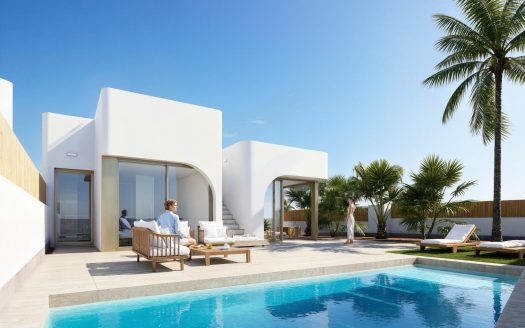 New Build Residential Complex in Los Alcázares on the Frontline of Serena Golf
