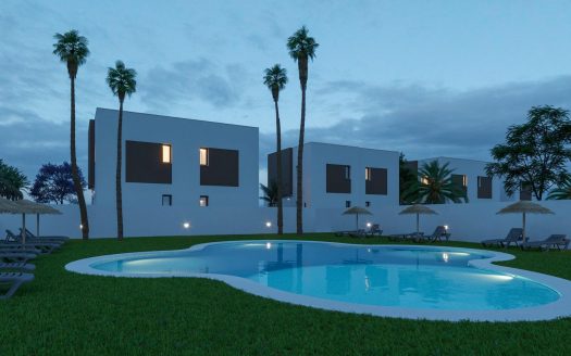 New Semi-Detached Villas by the Sea in La Marina – El Pinet Beach