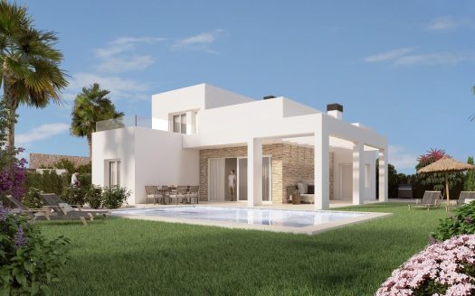 Contemporary New Build Villas with Private Pool in La Finca Golf Resort, Algorfa