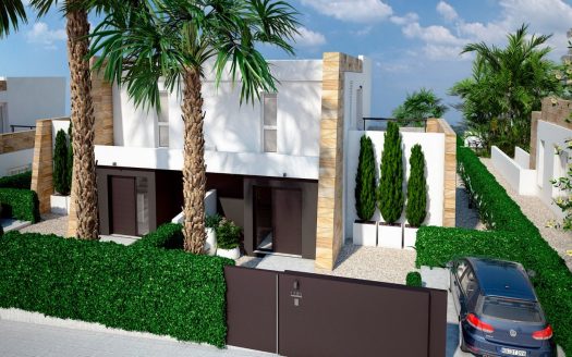 New Build Semi-Detached Villas with Private Pool in La Finca Golf Resort, Algorfa
