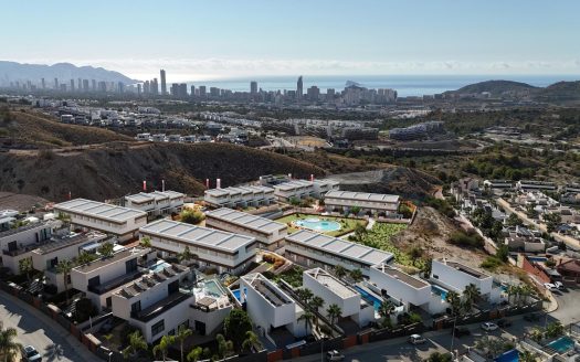Modern 3 Bedroom Townhouses for Sale in Balcon de Finestrat Costa Blanca