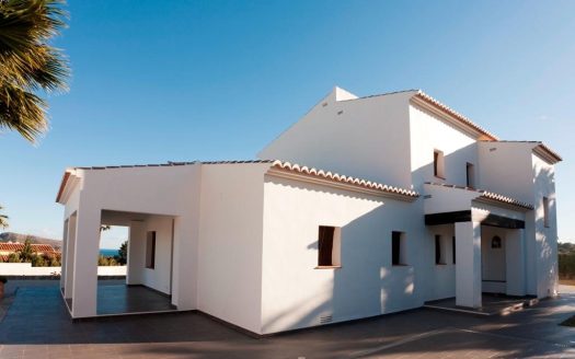 Mediterranean Style Villa with Sea Views for Sale in Moraira, Costa Blanca
