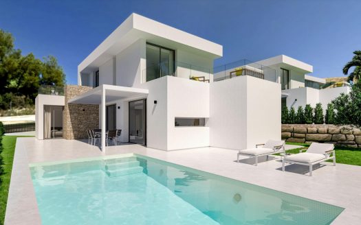 NEW BUILD VILLAS IN FINESTRAT WITH SEA VIEWS