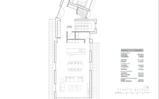 Modern luxury villa of recent construction near the sea in Moraira