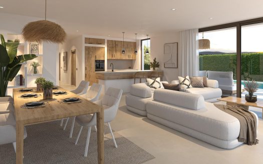 Ibiza Style New Build Villa under construction in Javea