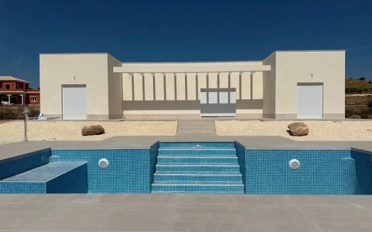 New build villas in Pinoso on rural plots